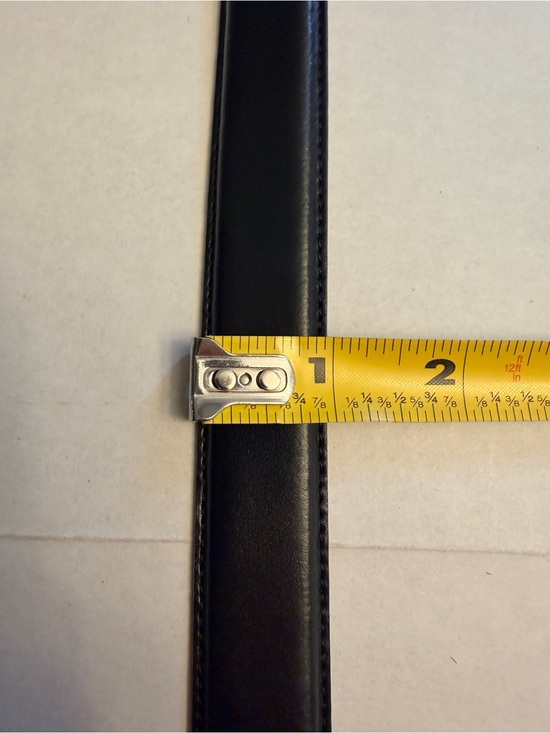 Lot Of 2 Lauren Ralph Lauren Size XL Black & Brown Italian Leather Belts Logo main image 5